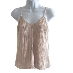 Express | Champagne Polka Dot Camisole| Small